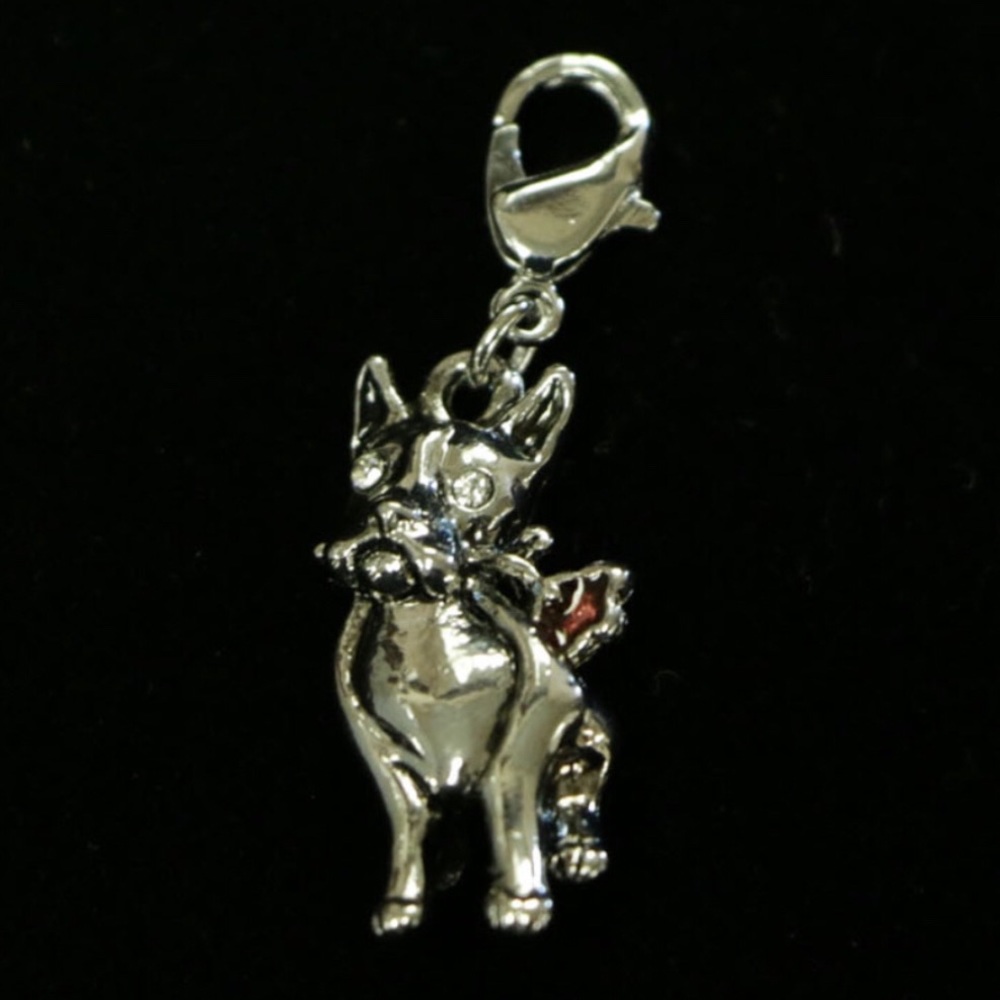Bulldog charm new set of 4